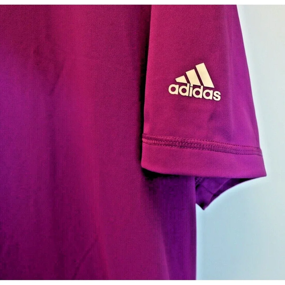 ADIDAS Puremotion Golf Polo Shirt XL Dark Violet